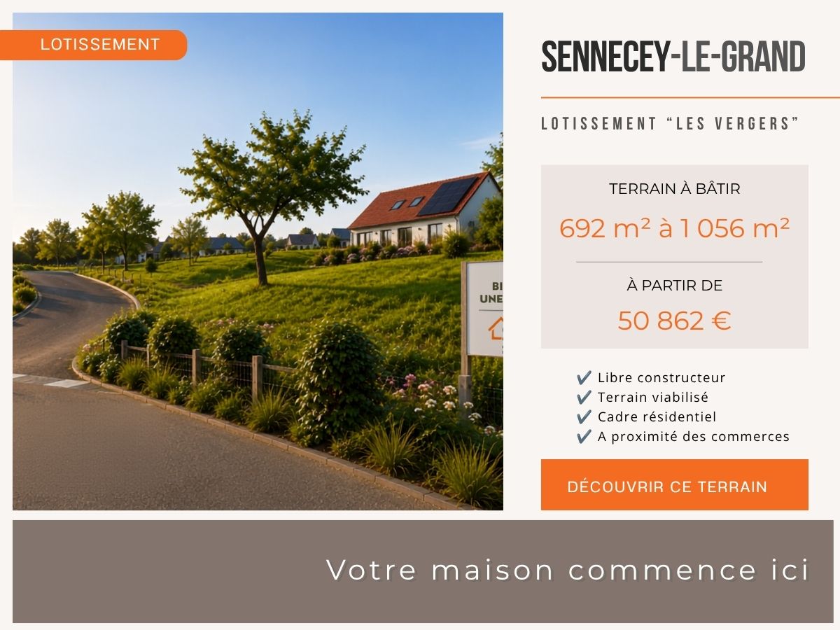 Terrain à bâtir à Sennecey-le-Grand