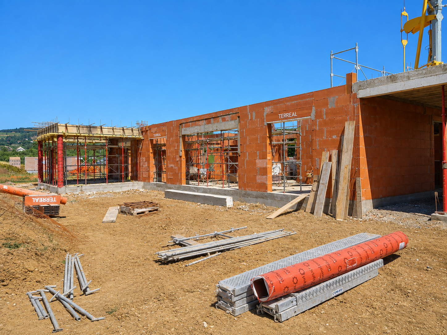 Maçonnerie gros œuvre construction neuve