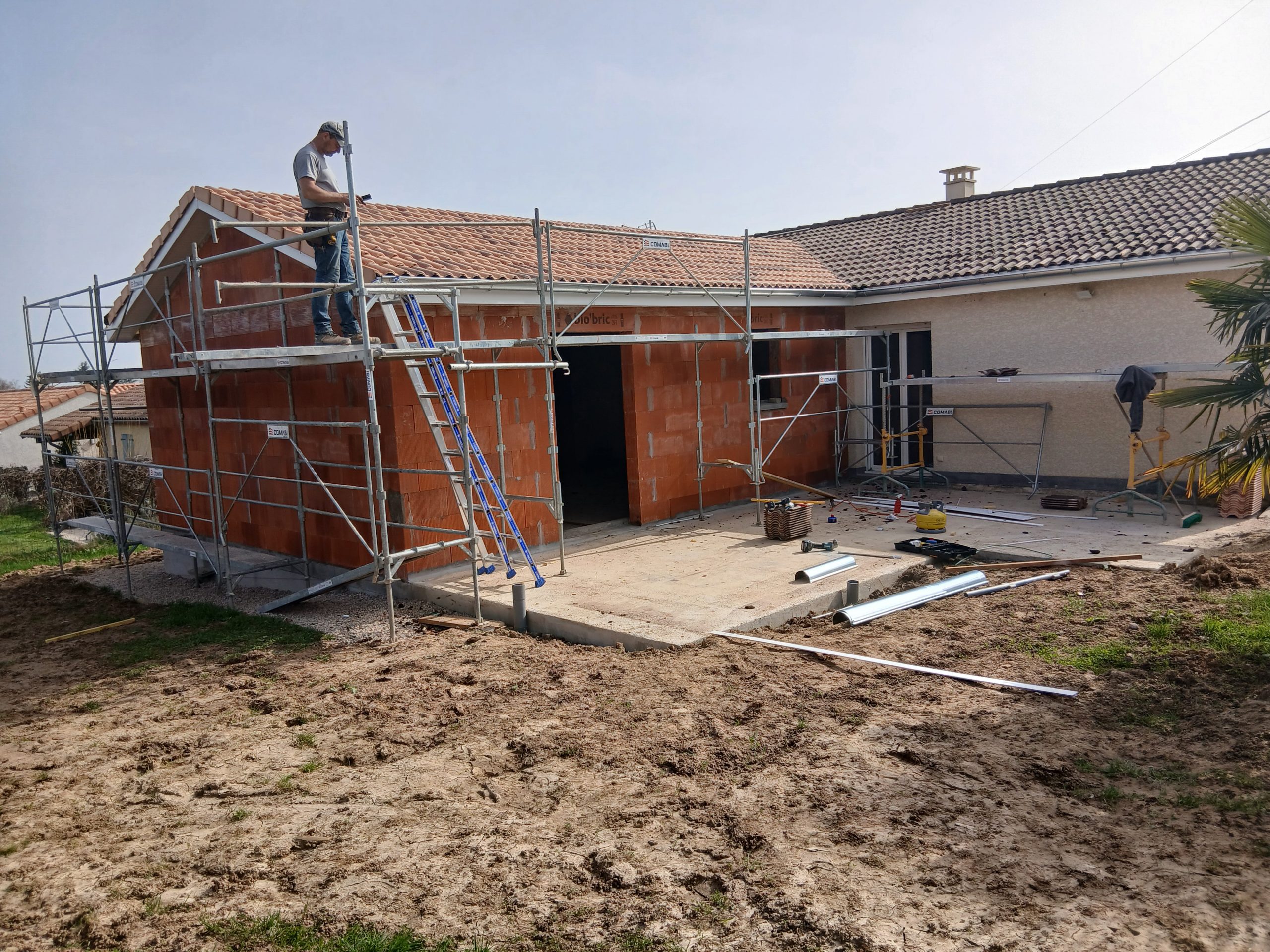 Extension d'une maison à Tournus