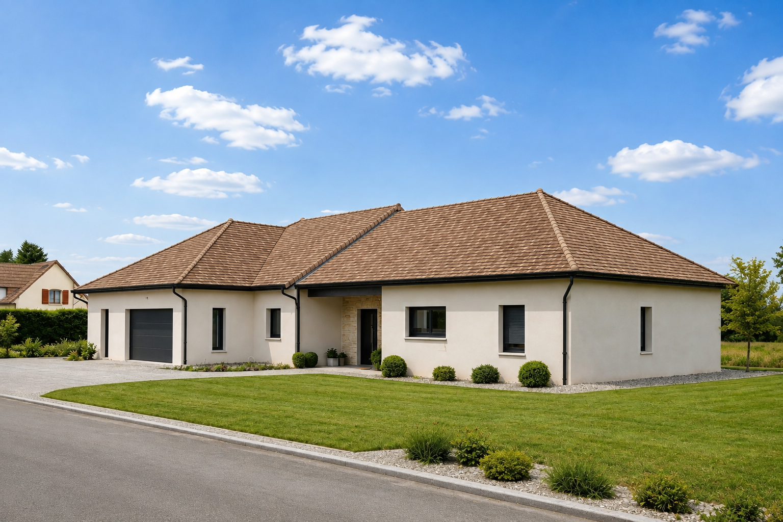 Maison contemporaine à Sassenay