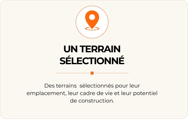 Terrain constructible sélectionné par Grosne Construction pour un projet Maison + Terrain.